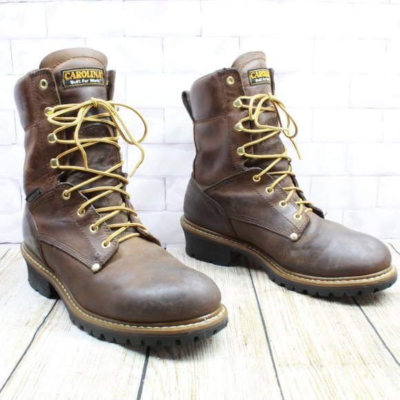 CAROLINA Steel Toe Logger Work Boots 11.5 D - Picture 3 of 9